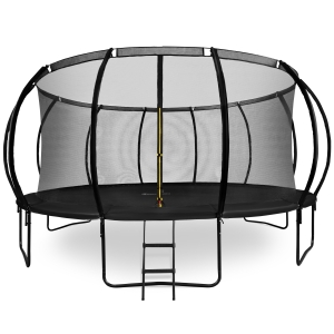 Trampolina Ogrodowa Dla Dzieci Duża 16FT z Drabinką i Siatką Łatwy Montaż